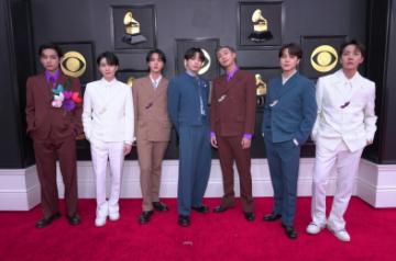 Grammys 2022: BTS bring their inner James Bond spirit during performance.