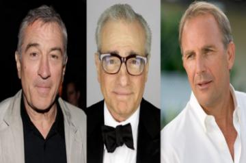 Martin Scorsese, Kevin Costner, Robert De Niro.(photo:IMDB)