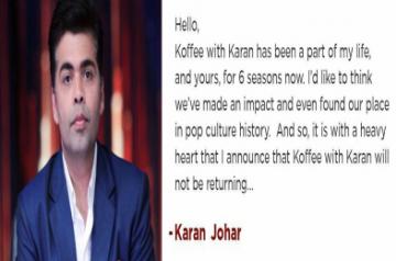 Karan Johar Koffee with Karan.