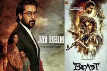 jai bhim and Beast.(photo:IMDB)