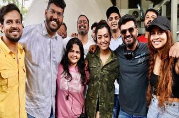 Rashmika Mandanna wraps up her portions for Vikas Bahl's 'Goodbye'.