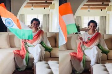 Kangana down with dengue, yet 'empowered by spirit of national celebration'.(photo:Instagram)