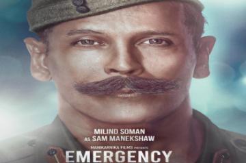 Milind Soman as Sam Maneckshaw in Emwrgency
