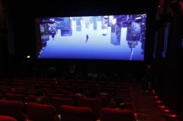 New Delhi: Delhi district authorities organised the special screening of Taapsee Pannu starrer "Thappad" for Corona warriors including doctors, Civil defence and other officers as cinema halls reopened from today as part of Unlock 5.0 with precautionary measures against COVID-19 in place, at PVR Vasant Kunj in New Delhi on Oct 15, 2020. (Photo: IANS)