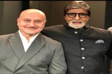 Anupam Kher- Big b.(photo:Instagram)