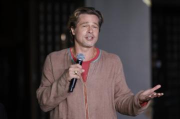 22 August 2022, Japan, Tokyo: US actor Brad Pitt speaks during a media event promoting the film Bullet Train. (Photo: Rodrigo Reyes Marin/ZUMA Press Wire/dpa/IANS)