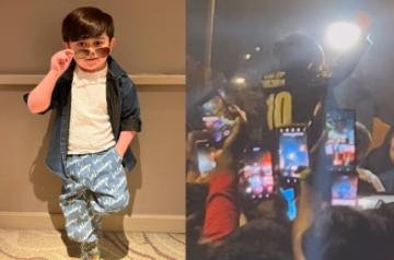 Abdu Rozik shows his love for 'Pathaan', joins SRK fans outside Mannat