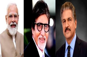 PM Modi, Big B, Anand Mahindra voice the joy of the people.