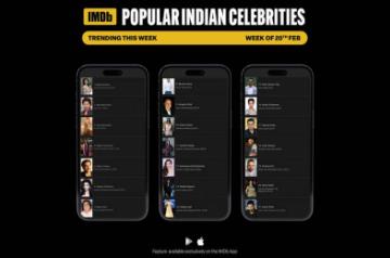 IMDb Launches Popular Indian Celebrities Feature, Available Exclusively on the IMDb App