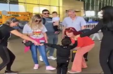 Hardik Pandya, Natasa Stankovic arrive with son in Udaipur for grand wedding on Valentine's Day