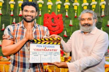 Hindi remake of SS Rajamouli's 'Chatrapathi' wraps up shooting, to be Bollywood launch vehicle of Tollywood actor Srinivas.