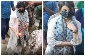 Samantha climbs 600 steps barefoot, prays to Palani Murugan