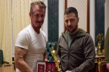 Zelensky to show up at Berlinale; fest to screen Sean Penn documentary on him.(Handout Photo)