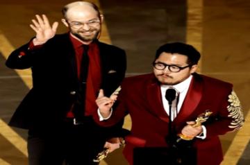 Oscars 2023: 'Everything Everywhere All at Once' wins Best Original Screenplay.(photo:Twitter)