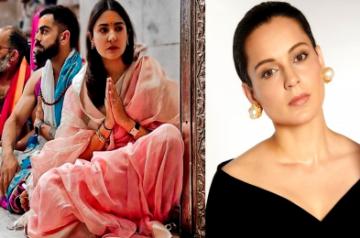 Kangana calls 'power couple' Virat-Anushka a 'good example' on visiting temple.(photo:instagram)