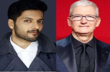 Ali Fazal is chuffed with Tim Cook