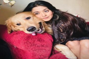 Tanvi Dogra shares a special bond with her pet; Oscar is my constant companion.(photo:instagram)