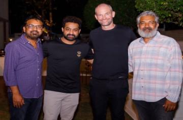 NTR Jr. hosts special dinner for James Farrell, VP International at Amazon Studios.(photo:instagram)