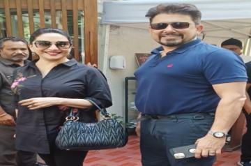 Madhuri Dixit Nene steps out for lunch with hubby