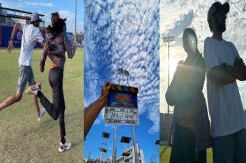 Jahnvi Kapoor, Rajkummar Rao wrap up filming for 'Mr & Mrs Mahi'.(photo:Instagram)