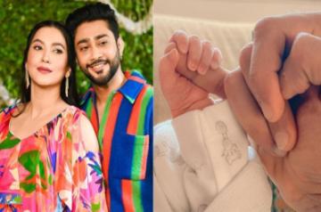 Zaid Darbar is indebted to 'strong wife' Gauahar as he posts first pic of newborn