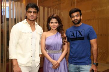 Hyderabad: Spy Movie Press meet.(Photo: Ramana M/IANS)