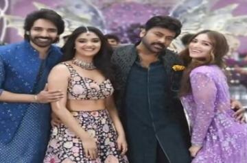 Chiranjeevi shares a BTS video of 'Bholaa Shankar' song in making