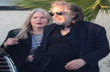 Al Pacino spends time with ex-girlfriend amid arrival of new baby
