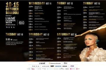 Lakmé Fashion Week x FDCI: New Delhi edition schedule out 