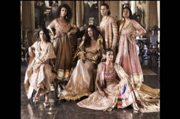 The Return of the Muse by Abu Jani Sandeep Khosla; Photographer: RamShergill; Muse: Dino Morea, Nayanika Chatterjee, Sheetal Mallar, Carol Gracias, Laxmi Rana, and Rikee Chaterjee